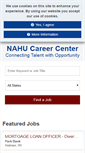 Mobile Screenshot of careers.nahu.org