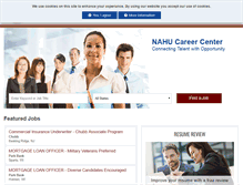 Tablet Screenshot of careers.nahu.org